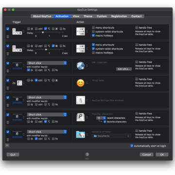 L’utility KeyCue 9.8 pronta per macOS Big Sur