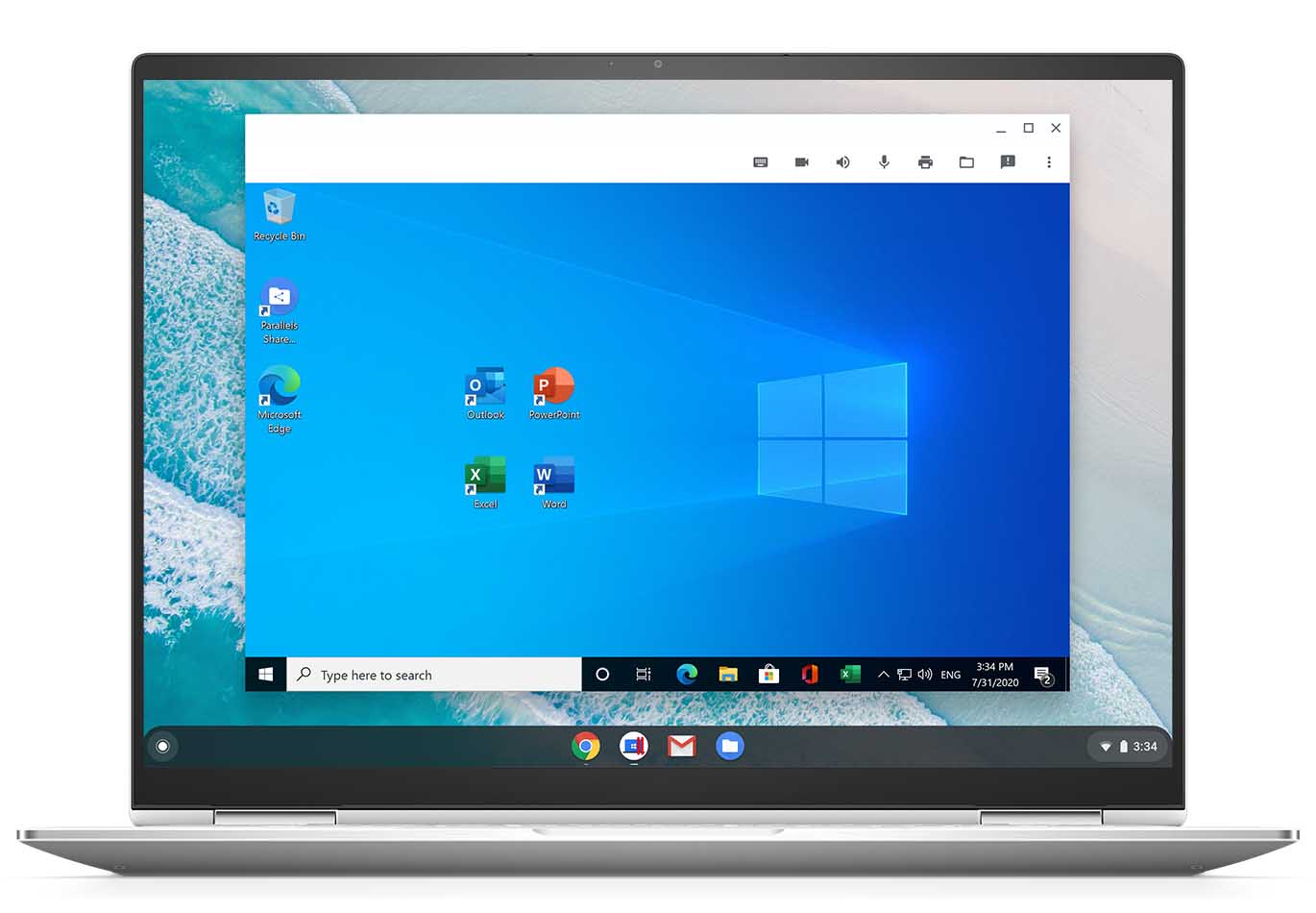 Parallels ora consente di eseguire Windows 10 sui Chromebook