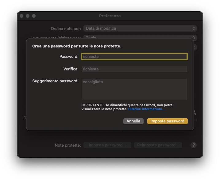 Come creare note protette su Mac usando l’Accesso Portachiavi