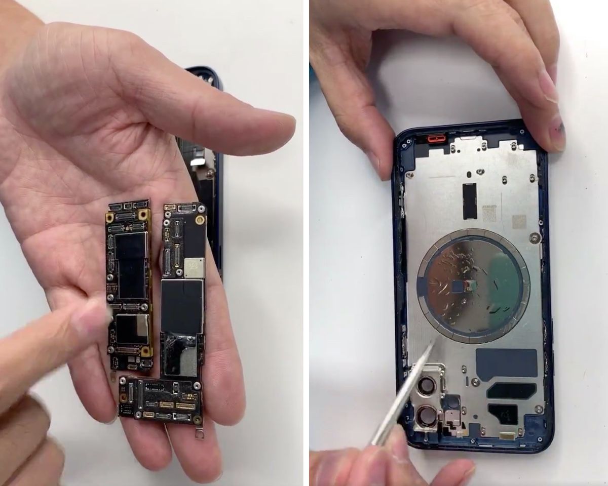 iPhone 12, prime foto e video di come è fatto dentro