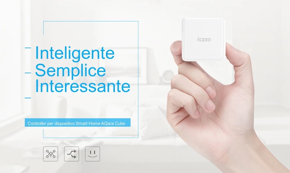 Aqara Cube, il telecomando universale senza fili che vi trasforma gli elettrodomestici in smart, in offerta a 11,40 euro