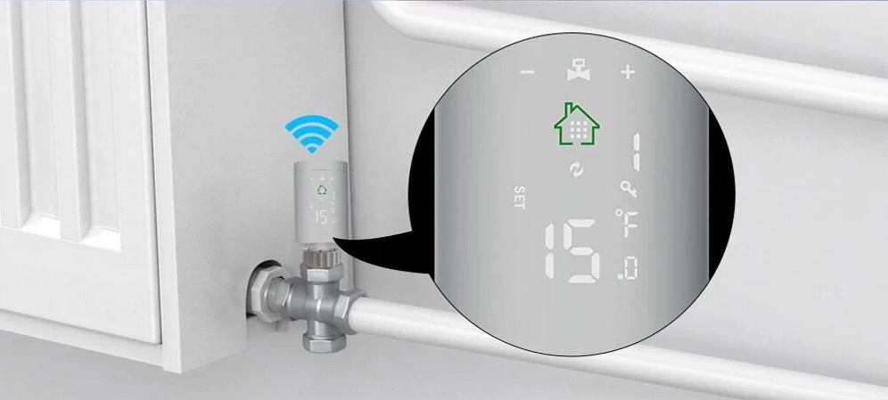 La valvola smart per termosifoni Moeshouse, compatibile ZigBee 3.0, in offerta lampo a 37,19 euro