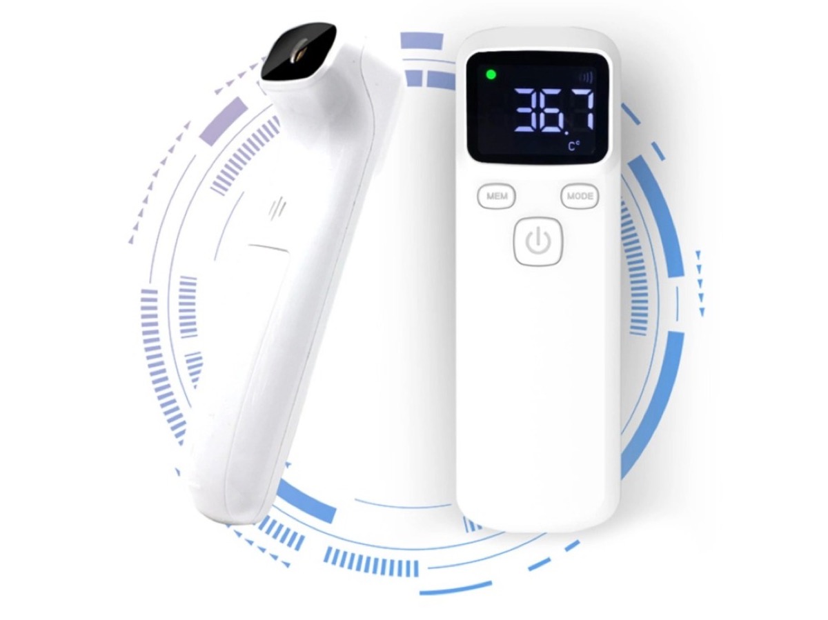 Solo 8 € termometro contactless per misurare la febbre senza contatto. Spedizione gratuita