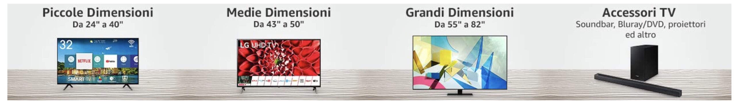 Tutte le famiglie di sconti Amazon Prime day per Elettronica e Casa Smart Tutte le famiglie di sconti Amazon Prime day per Elettronica e Casa Smart