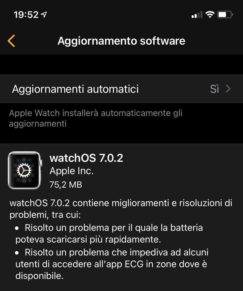 Disponibile watchOS 7.0.2, risolti problemi di consumo batteria