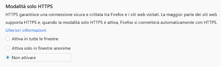 Firefox 83 ora con modalità solo HTTPS e altre novità