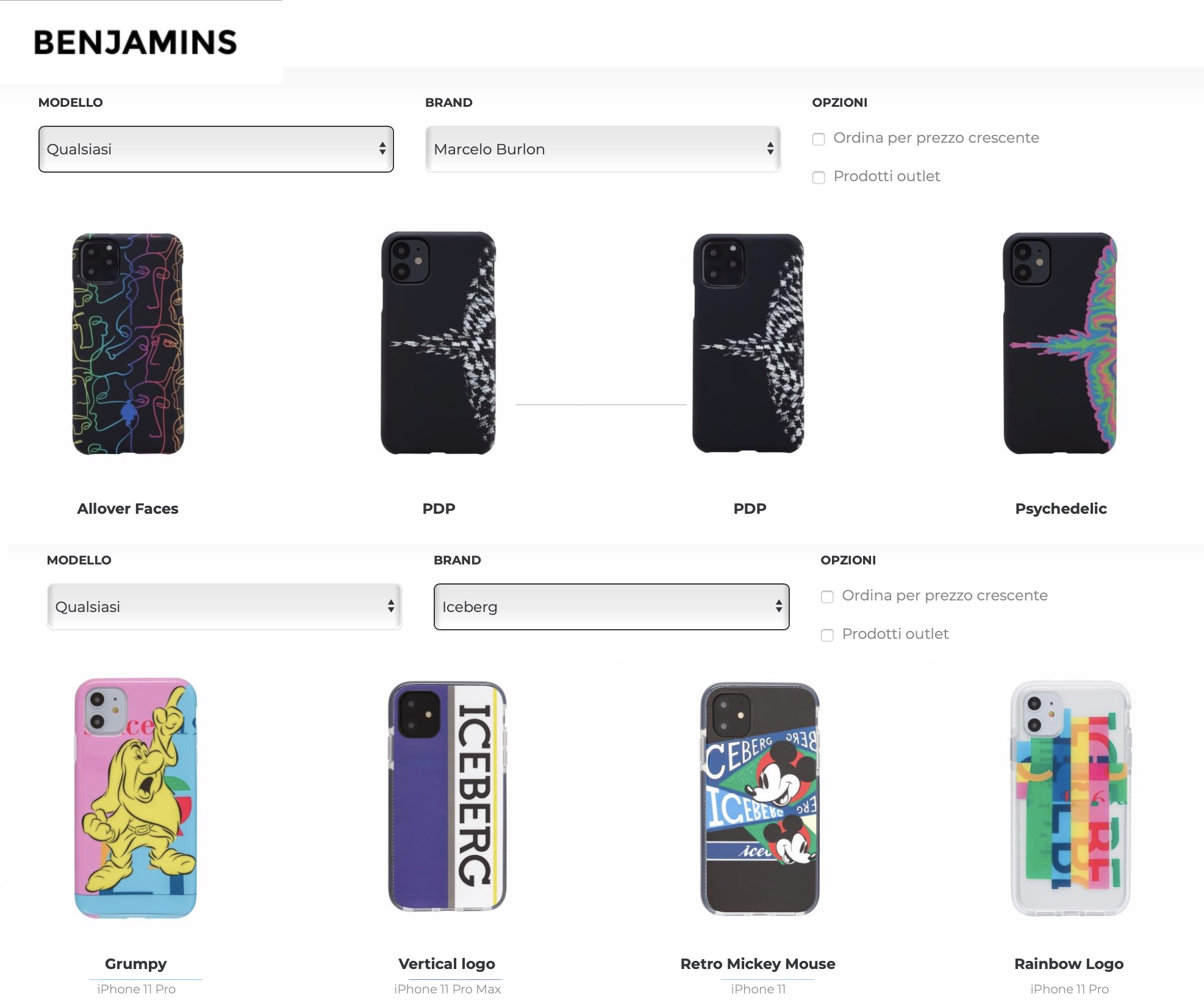 Settimana del Black Friday Benjamins: sconto 50% sulle cover Marcelo Burlon, Iceberg, Short Love message Settimana del Black Friday Benjamins: sconto 50% sulle cover Marcelo Burlon, Iceberg, Short Love message