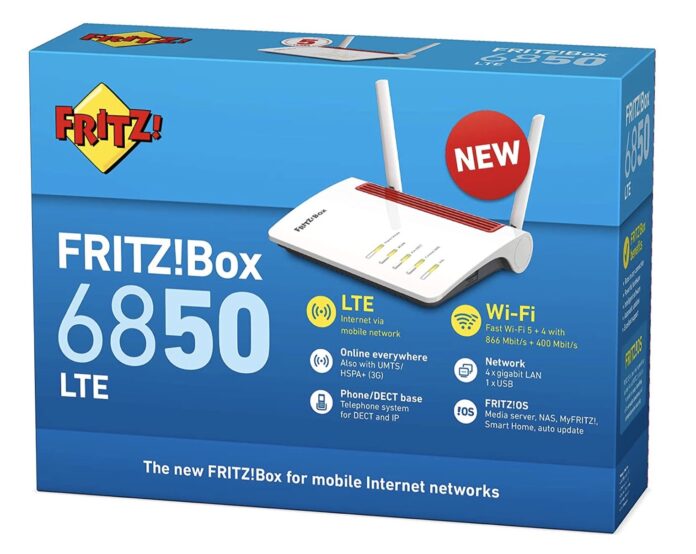 Arriva FRITZ!Box 6850 LTE di AVM: internet ovunque con centralino DECT, fax e Mesh