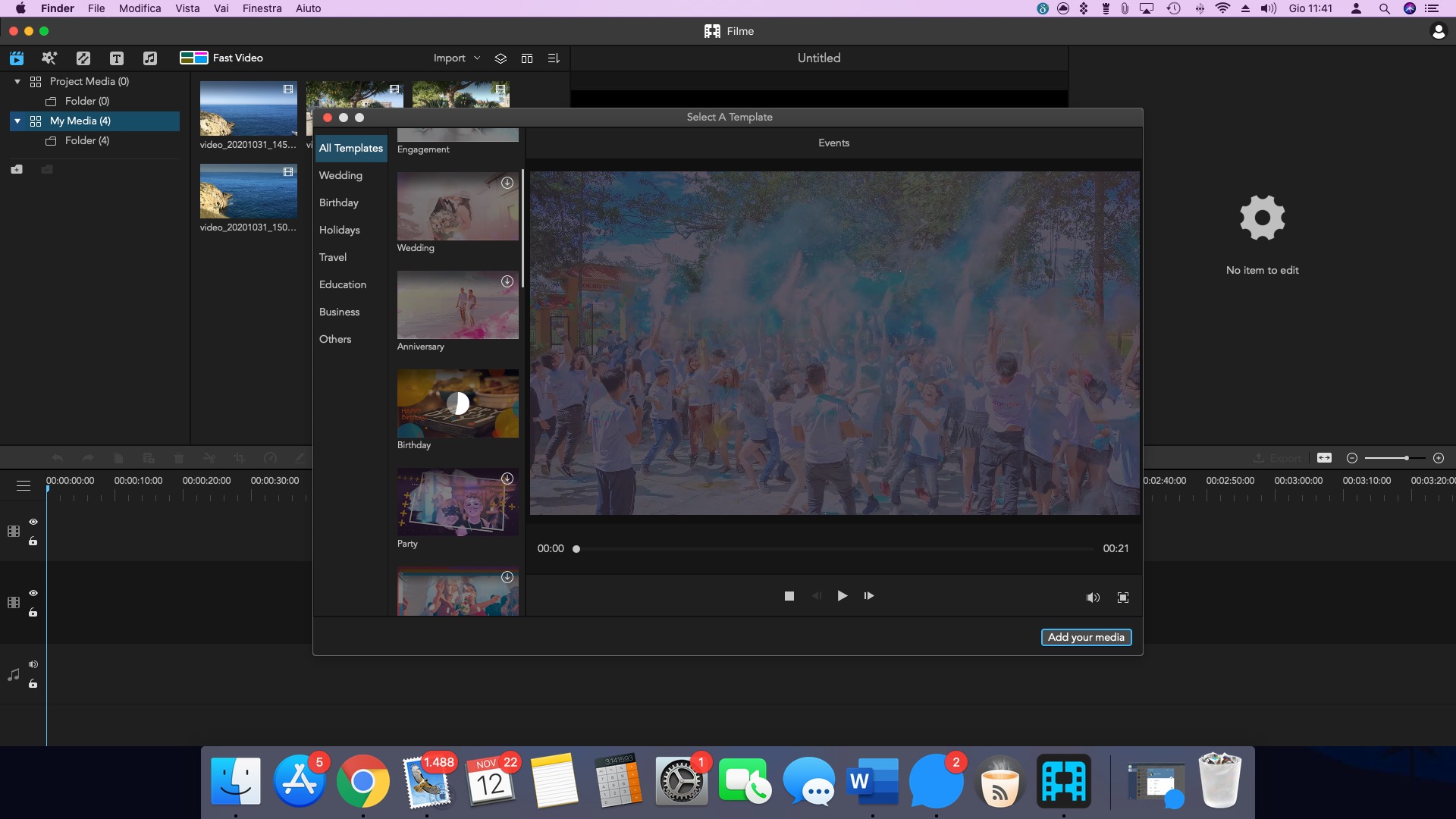 Recensione iMyFone Filme for Mac, l’editing per tutti: c’è anche la modalità Fast Video