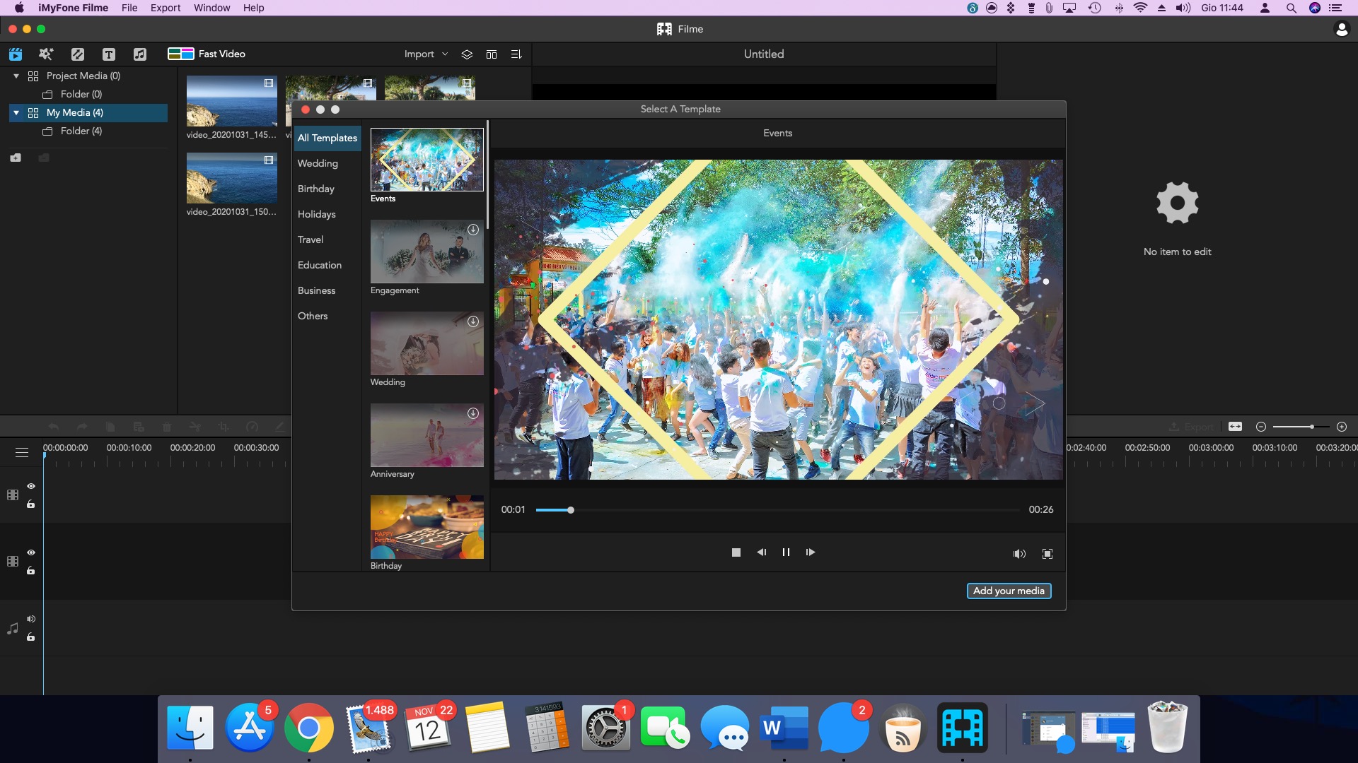 Recensione iMyFone Filme for Mac, l’editing per tutti: c’è anche la modalità Fast Video