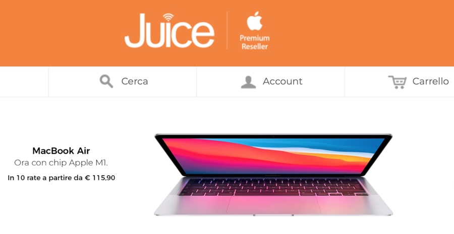 Da Juice disponibili iPhone 12 Pro Max e iPhone mini anche a rate