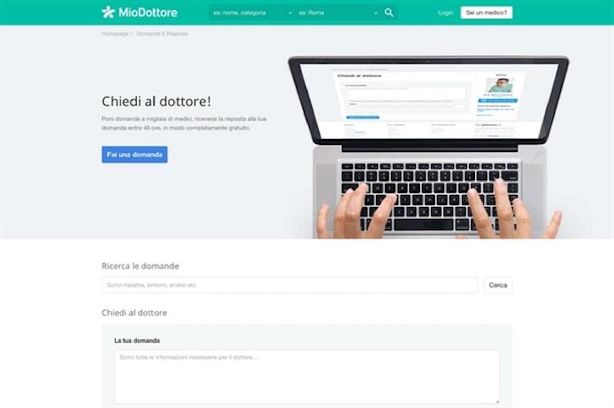 MioDottore, la salute passa dal Web per 3,5 milioni di italiani