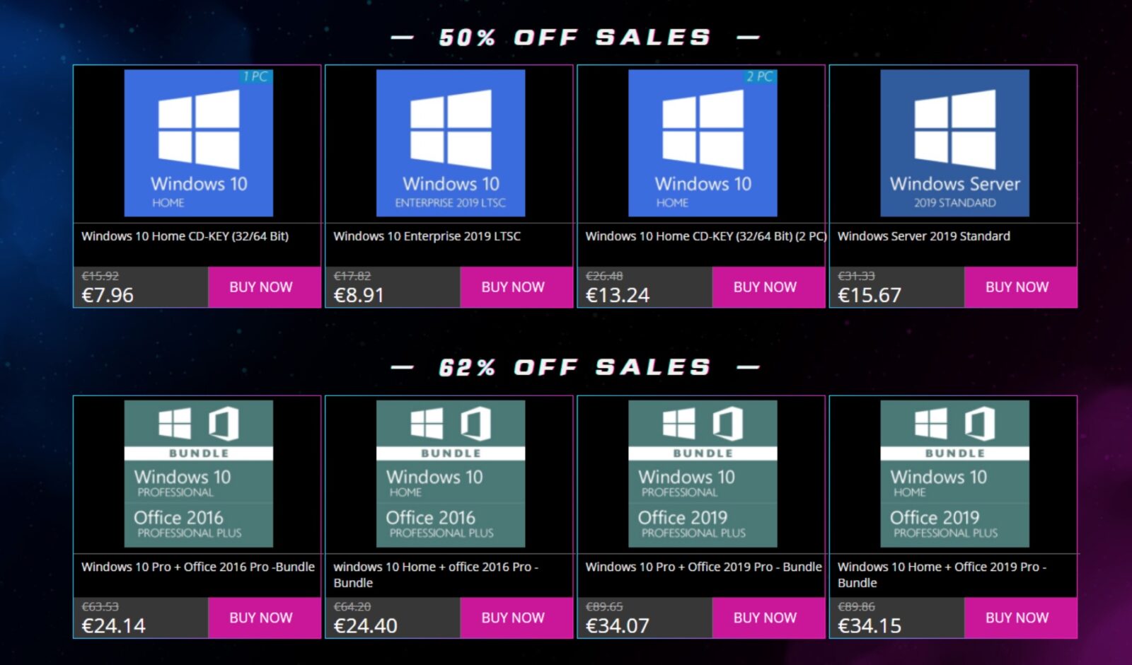 Windows 10 a soli 5 € , Office a soli 15 €: sconti Microsoft per l’evento 11.11 di GoDeals24