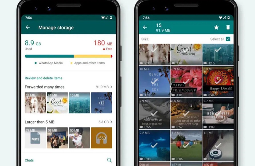 Spazio esaurito su iPhone? Adesso più facile cancellare i media WhatsApp