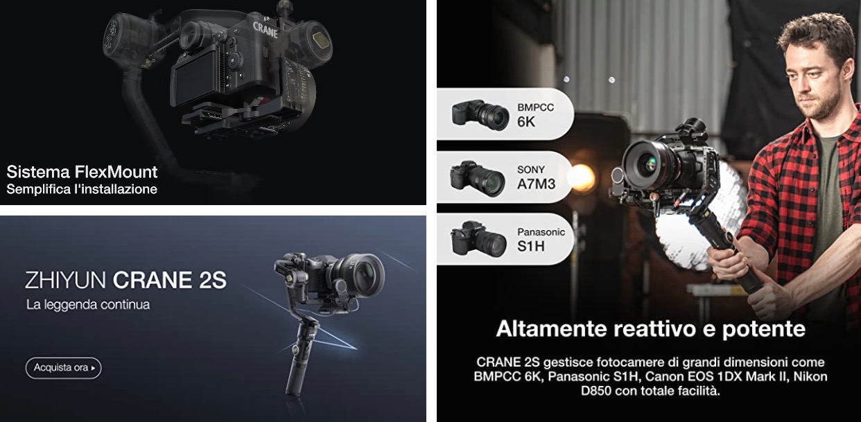 Tutti i gimbal Zhiyun per smartphone e fotocamere in offerta Black Friday prolungata