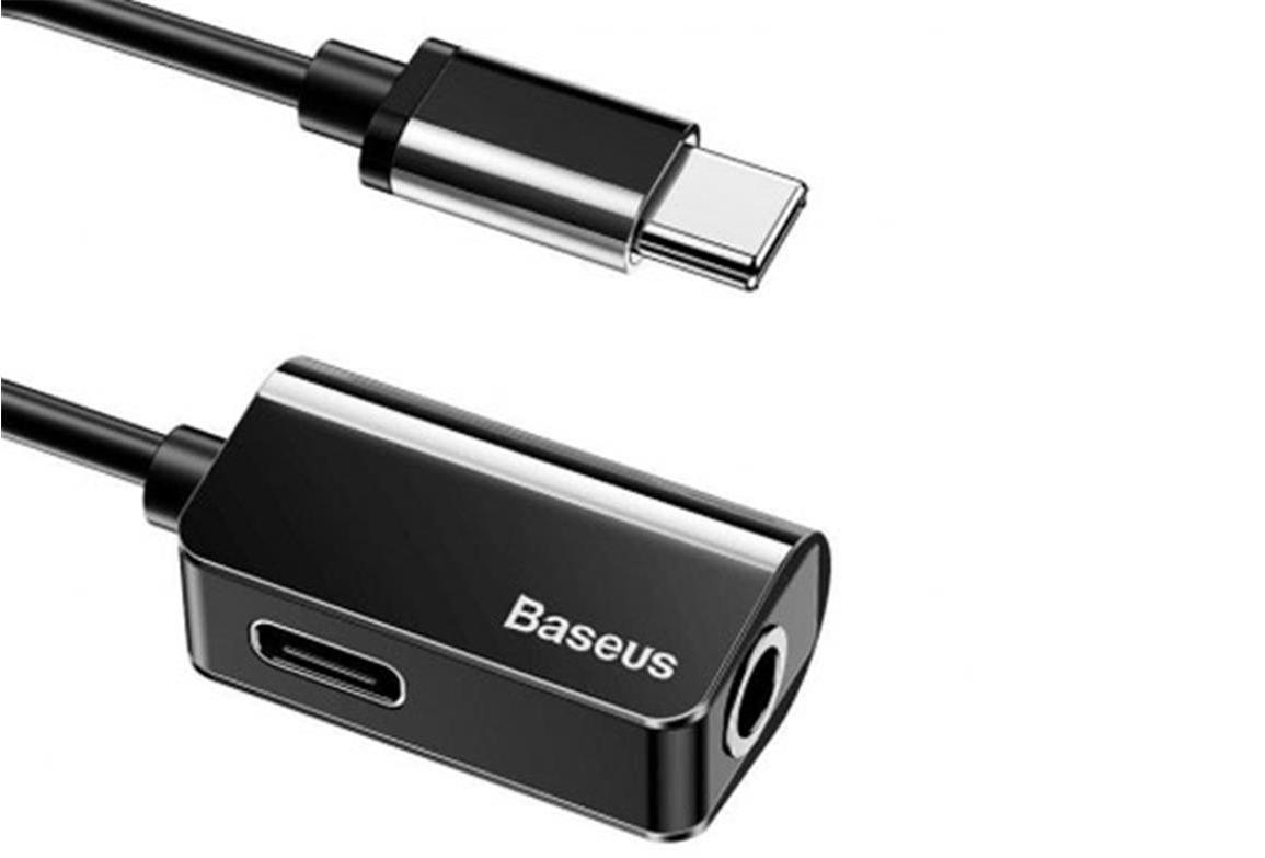 Baseus CATL40-01, un convertitore USB-C maschio femmina, con jack cuffie incluso a 5 euro in offerta lampo