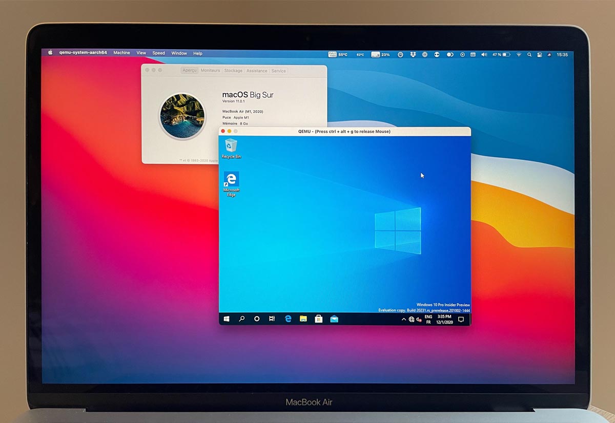 Già disponibile un tool per installare facilmente Windows 10 ARM sui Mac con Apple Silicon