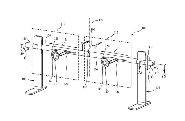 In un brevetto di Apple uno stand per configurazione doppio monitor con il Pro Display XDR