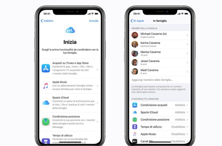 Condivisione Famiglia ora include acquisti in-app e abbonamenti