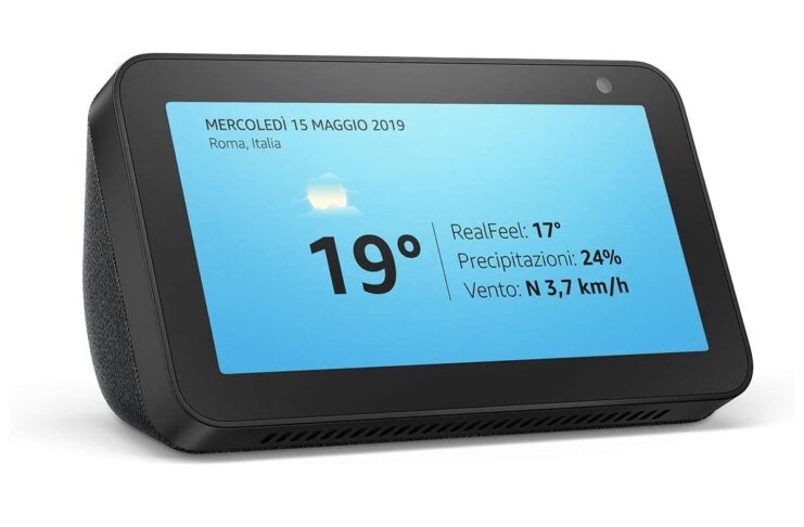 Restate in contatto per le feste: oggi Echo Show 5 è metà prezzo, solo 44,99 €