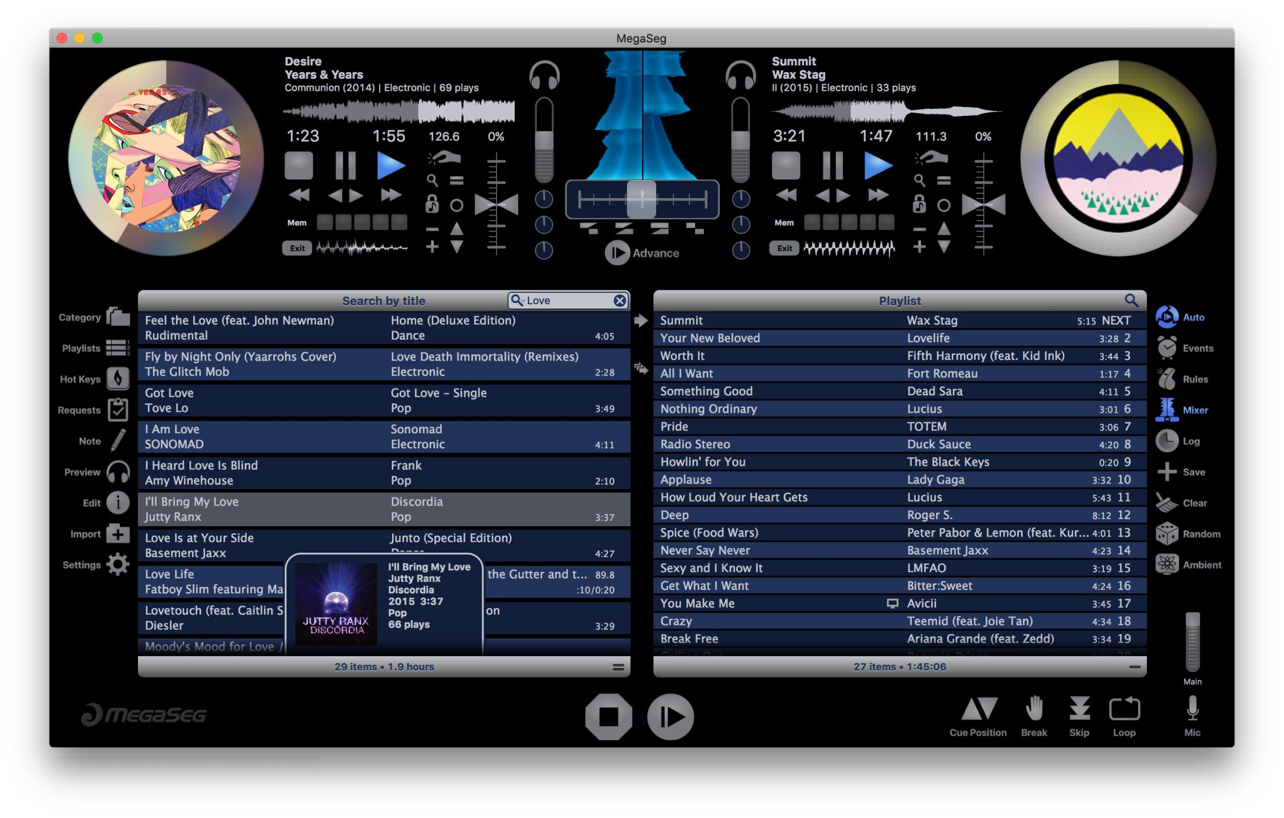Le app MegaSeg Pro e MegaSeg DJ ottimizzate per i Mac con CPU M1