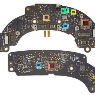 Lo smontaggio delle AirPods Max mostra i driver e altri elementi posizionati all’interno della cuffia