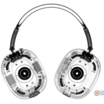 Lo smontaggio delle AirPods Max mostra i driver e altri elementi posizionati all’interno della cuffia