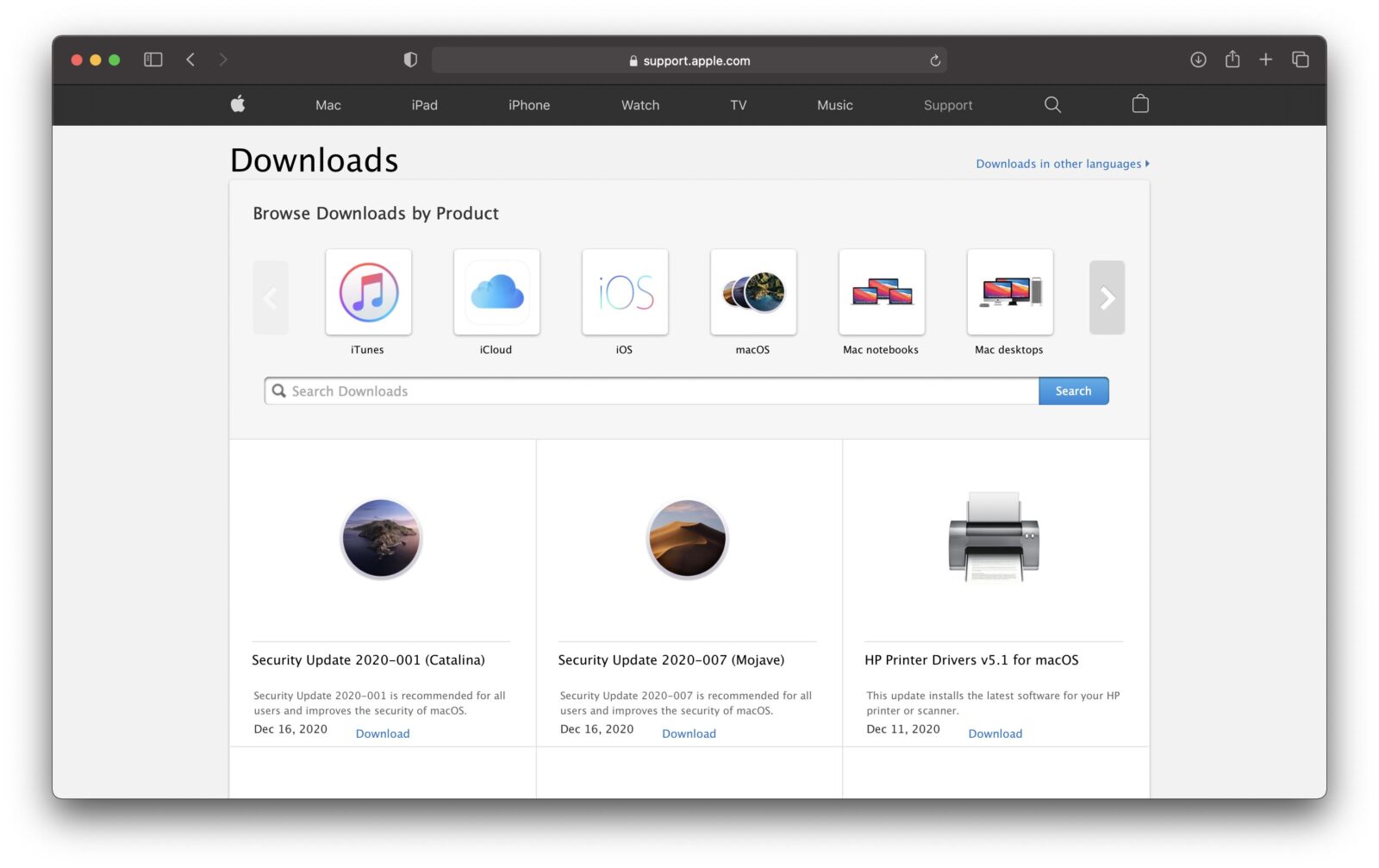 Apple non mette più a disposizione gli update combo e delta di macOS Big Sur
