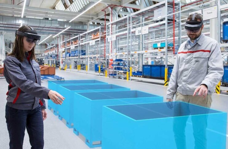Realtà Aumentata e ologrammi 3D per la logistica Audi
