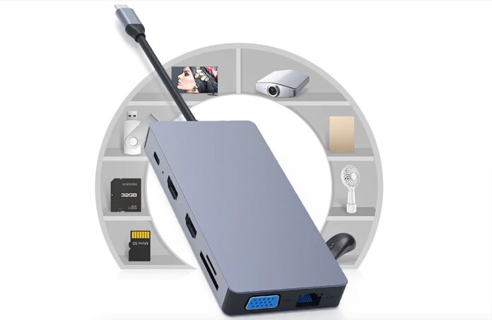 RUNFENGTE è l’adattatore per Macbook USB-C 12 in 1 con PD, display 4K e tanto altro: solo 34 euro