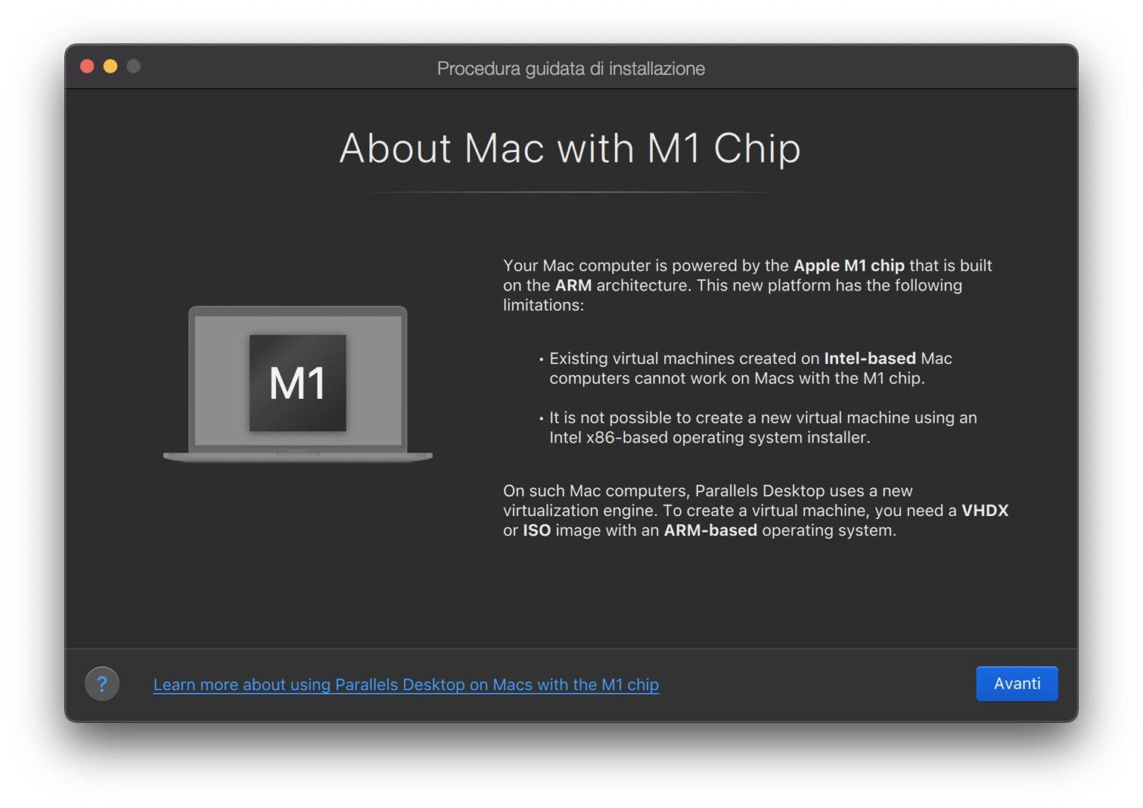 La prima beta di Parallels Desktop 16 per i Mac con CPU M1 virtualizza i sistemi operativi ARM