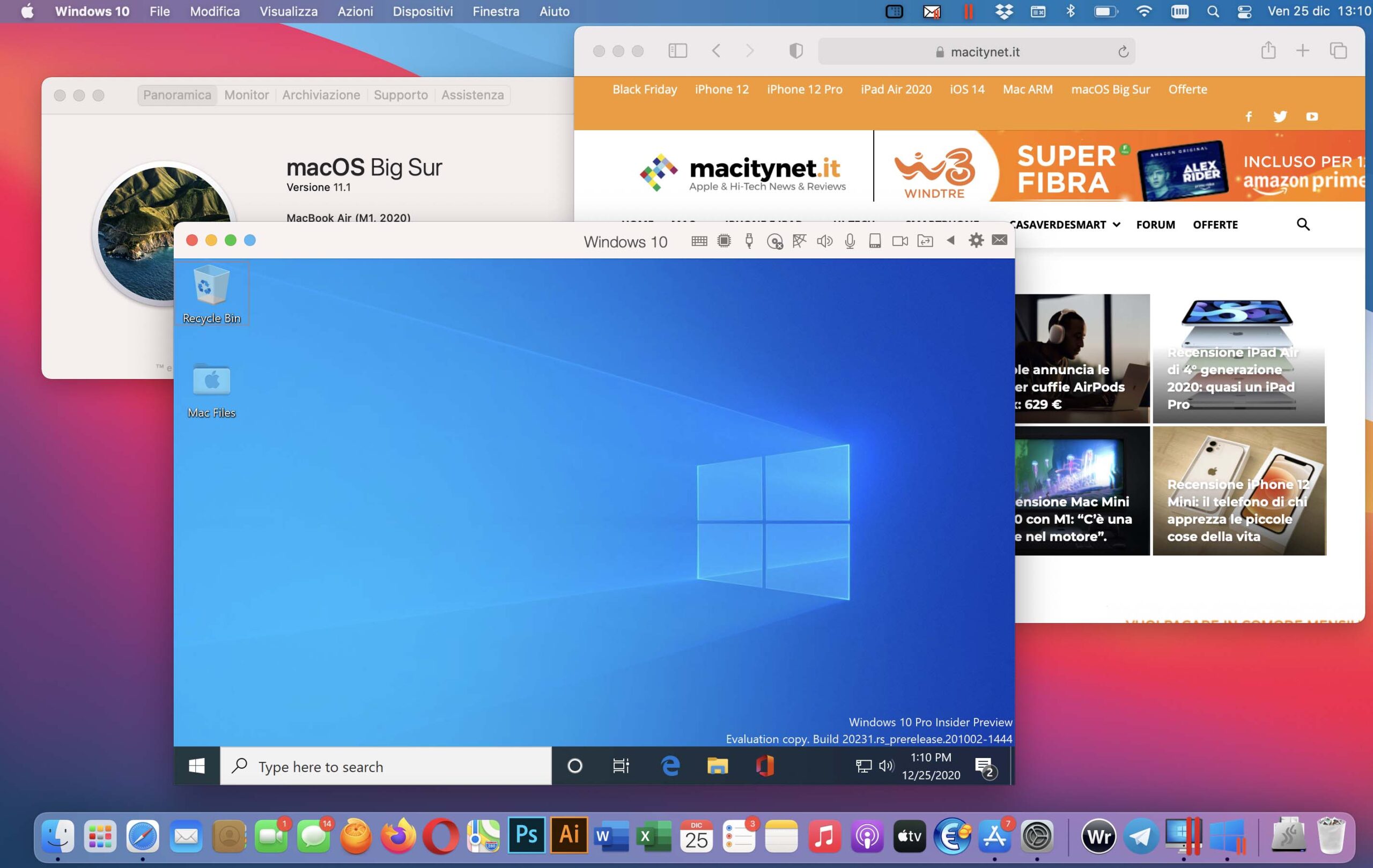 Parallels Desktop, come installare Windows 10 per ARM sui nuovi Mac con CPU M1