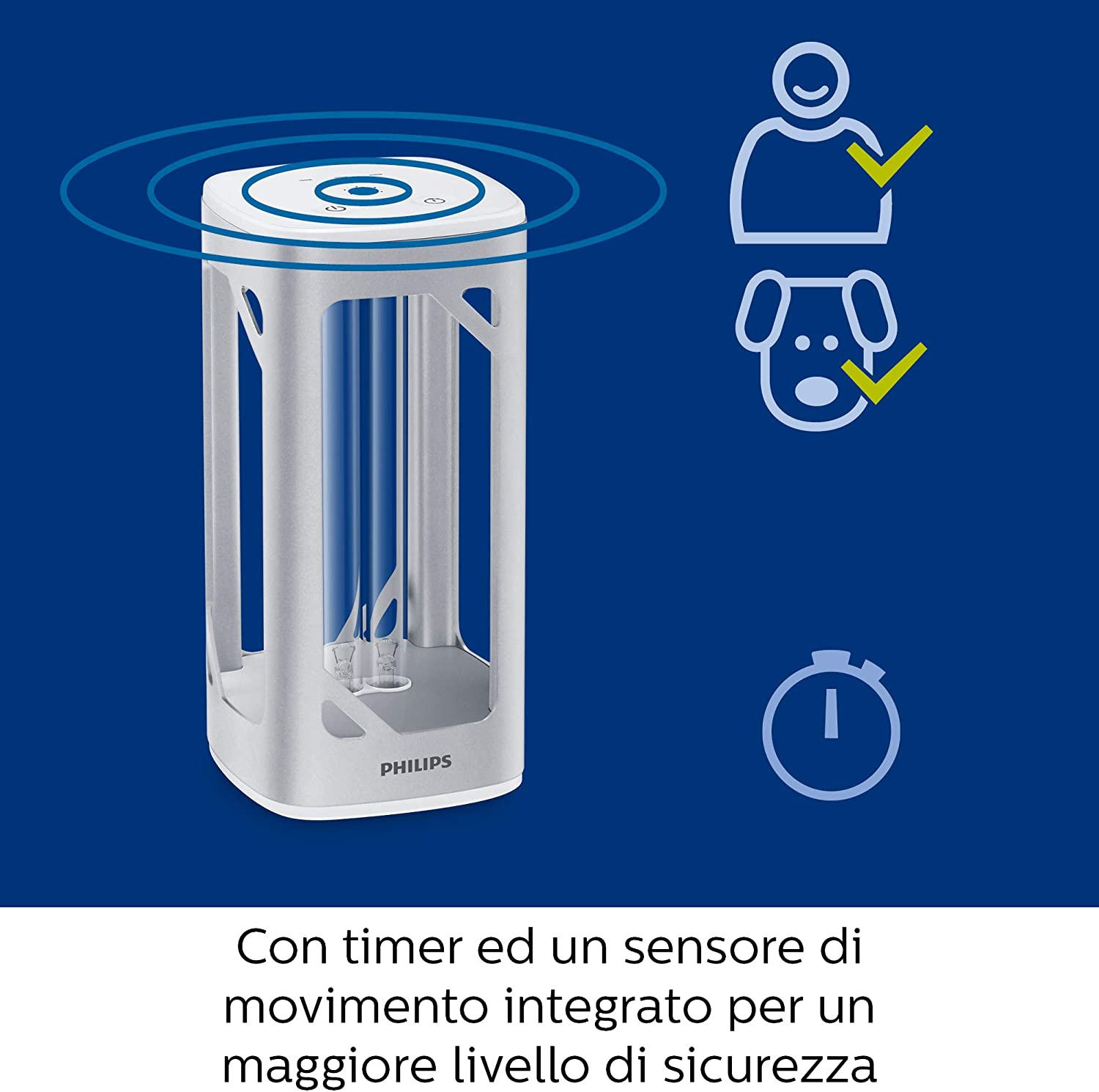 La lampada da tavolo Philips UV-C per la disinfezione è in esclusiva su Amazon