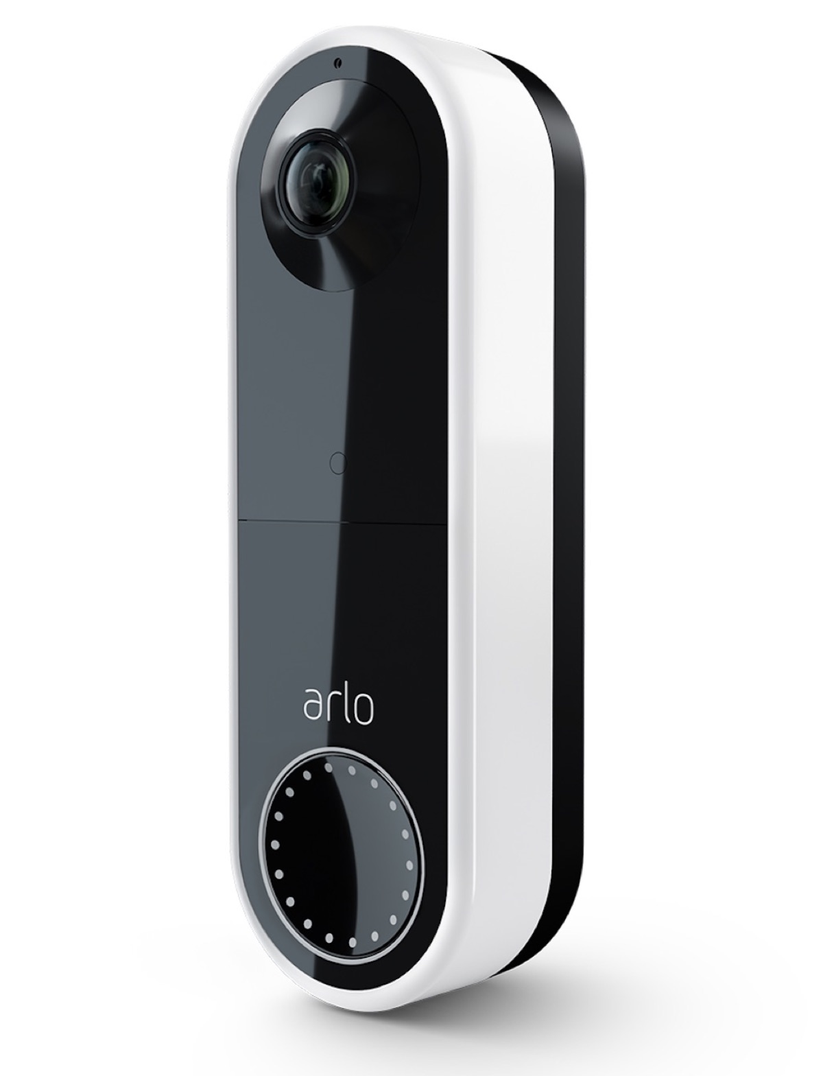 Arlo presenta Essential Video Dorbell campanello senza fili con sirena e visione 1:1