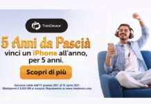 5 anni da Pascià: vinci un iPhone all’anno, per 5 anni. Concorso a premi TrenDevice