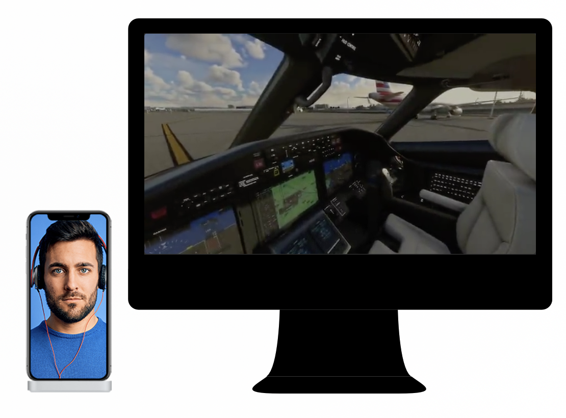 Eyeware Beam sfrutta il sistema TrueDepth di iPhone per capire come l’utente muove gli occhi e la testa Eyeware Beam sfrutta il sistema TrueDepth di iPhone per capire come l’utente muove gli occhi e la testa