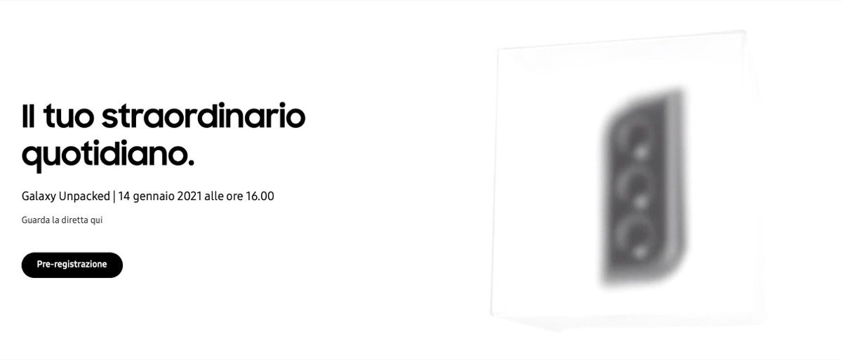 galaxy s21 conferma samsung 14 gennaio evento