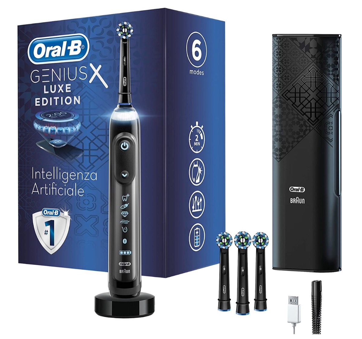Oral-B Genius X Luxe Edition, spazzolino Smart con AI