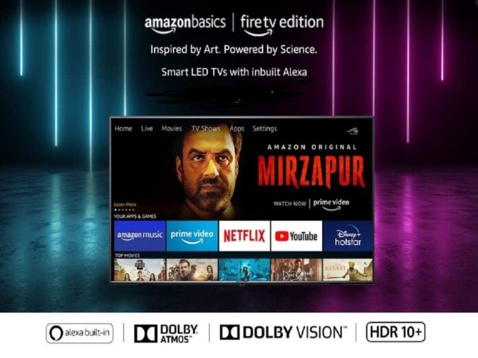 Amazon lancia le sue TV da 55 e 50 pollici in India, si parte da 330 euro circa