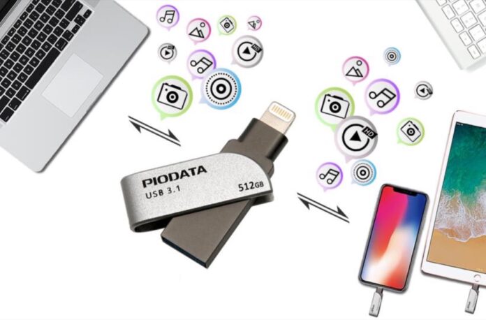 Piodata iXflash, la chiavetta USB-Lightning per iPhone e iPad al CES 2021