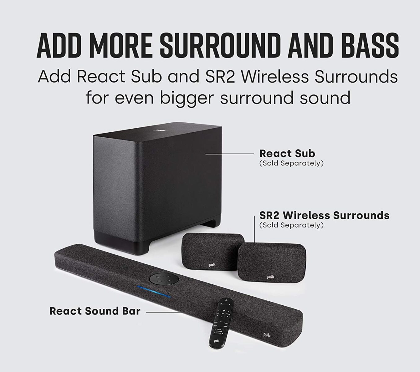 Polk Audio presenta React come la soundbar Alexa più avanzata