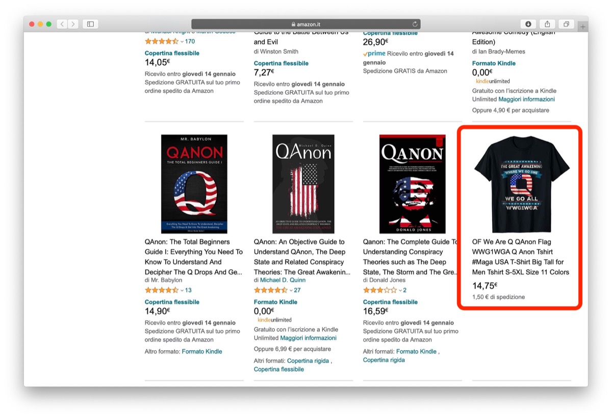 amazon qanon