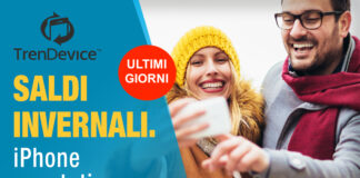 Ultimi giorni Saldi Invernali TrenDevice: iPhone scontati fino al 40%. iPhone X da 379,90 €, iPhone 8 da 229,90 €