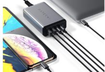 Caricabatterie da 78W, pensato per ricaricare iPhone e Mac insieme: solo 53,99€