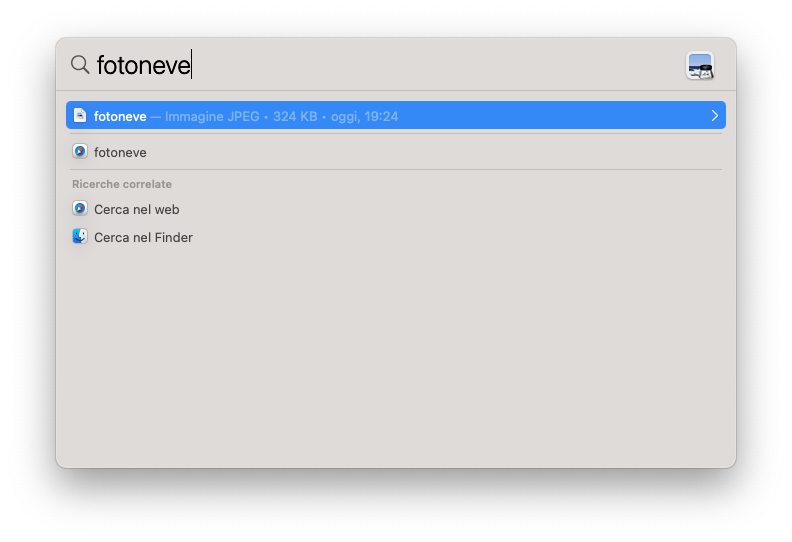 macOS Big Sur, come ottenere l’anteprima delle immagini in Spotlight