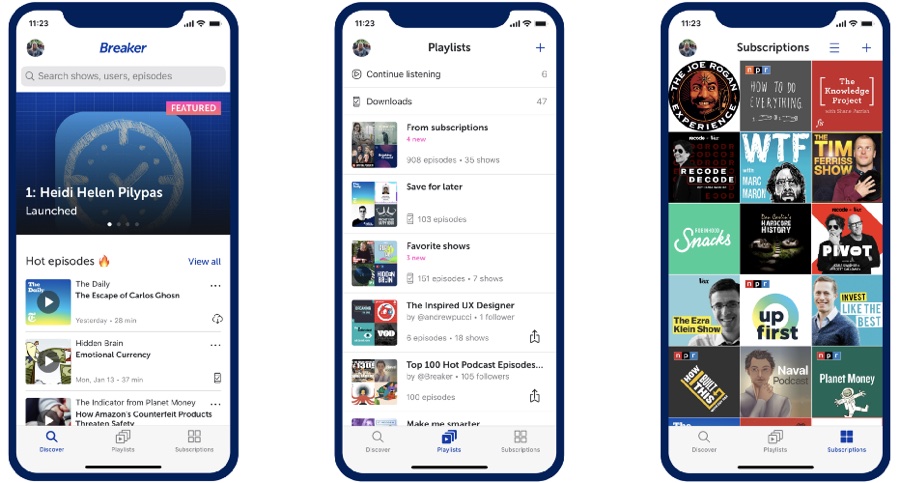Twitter compra l’app di podcast Breaker