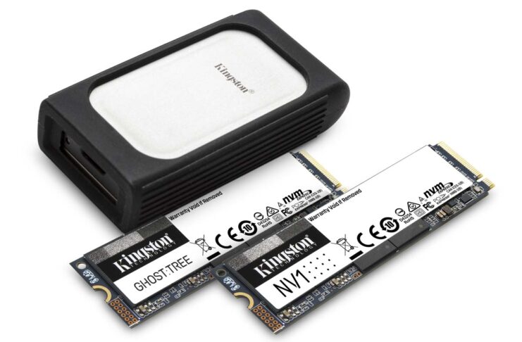 CES 2021, da Kingston nuova linea di SSD NVMe e un SSD esterno USB 3.2 Gen 2