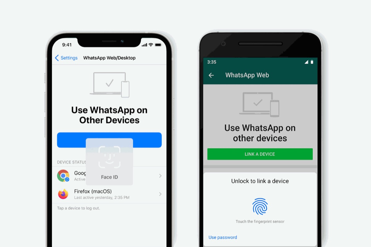 WhatsApp aggiunge l’autenticazione biometrica per l’accesso su Mac e PC