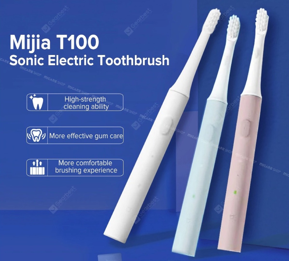 Solo 7 € per lo spazzolino elettrico sonico Xiaomi Mijia T100, il più economico di sempre