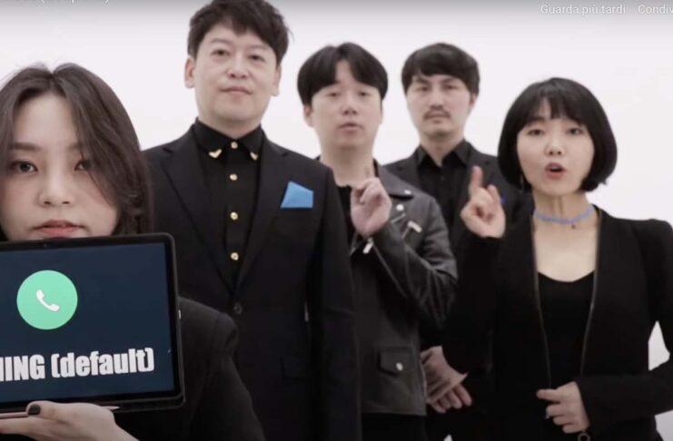 Un gruppo a cappella coreano ha ricreato le suonerie dell’iPhone